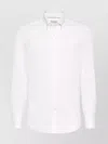 Brunello Cucinelli Men's Basic Fit Solid Sport Shirt With Button-down Collar In White