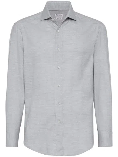 Brunello Cucinelli Shirt In White