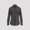 Brunello Cucinelli Shirts In Grigio Scuro