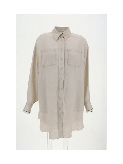 Brunello Cucinelli Shirt In Juta