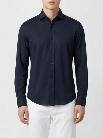 Brunello Cucinelli Shirt Men  In Black