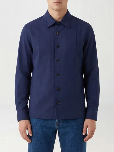Brunello Cucinelli Shirt Men  In Blue