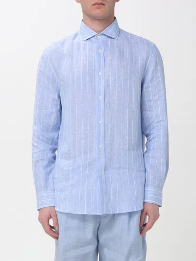 Brunello Cucinelli Shirt Men  In Orange