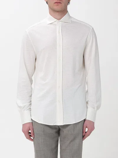 Brunello Cucinelli Shirt Men  In White
