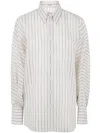 Brunello Cucinelli Women's Shirt | Size Small | Mh776mg206 In Multicolour