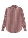 Brunello Cucinelli Shirt In Red