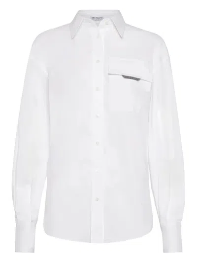 Brunello Cucinelli Shirt In White