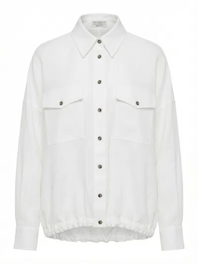 Brunello Cucinelli Shirt In White