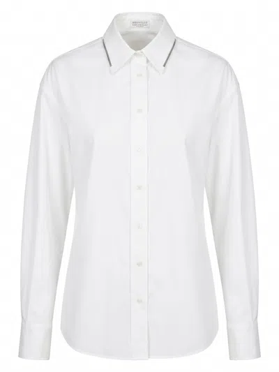 Brunello Cucinelli Shirt In White