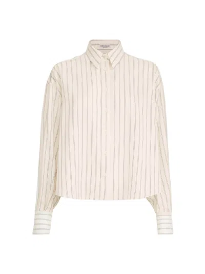 Brunello Cucinelli Shirt In Animal Print