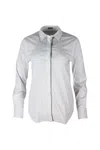 Brunello Cucinelli Embellished Shirt In White