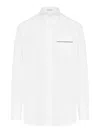 Brunello Cucinelli Button-front Poplin Shirt With Monili Pocket In White