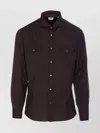 Brunello Cucinelli Shirt With Chest Pockets And Long Sleeves