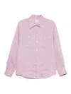 Brunello Cucinelli Shirt With Chest Pockets In Pink