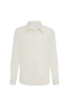 Brunello Cucinelli Shirt With Chest Pockets In White