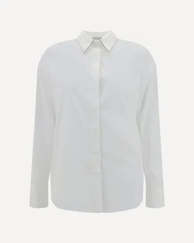 Brunello Cucinelli Shirt With Iconic Jewelry Details