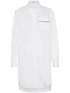 Brunello Cucinelli Stretch-cotton Poplin Monili-trim Longline Shirt