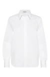 Brunello Cucinelli "shirt With Shiny In White