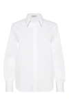 Brunello Cucinelli "shirt With Shiny In White