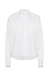 Brunello Cucinelli Monile Shirt Shirt And Blouse In White