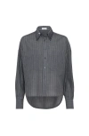 Brunello Cucinelli Shirt With Swing Drops Collar