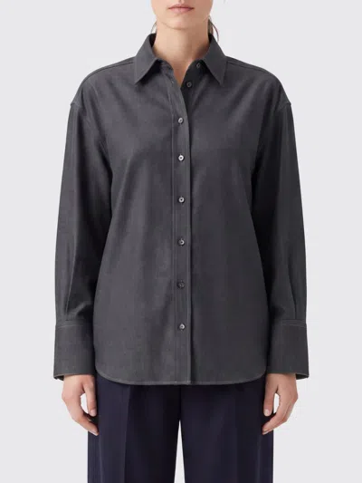 Brunello Cucinelli Shirt Woman Color Charcoal In Multi