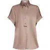 Brunello Cucinelli Jewel Embellished Silk Top