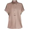 Brunello Cucinelli Jewel Embellished Silk Top