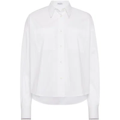Brunello Cucinelli Shirts In White
