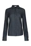 Brunello Cucinelli Women Camiciaa Denim In Black
