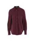 Brunello Cucinelli Flap-pocket Shirt In Brown