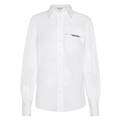 Brunello Cucinelli Shirts In White
