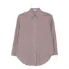 Brunello Cucinelli Brown Shirts In Brown