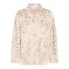 Brunello Cucinelli Sequin Embellished Casual Top With Buttoned Cuffs In Multi