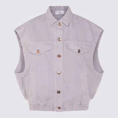 Brunello Cucinelli Shirts In Gray