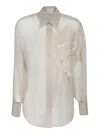 Brunello Cucinelli Women Silk Shirt In Beige