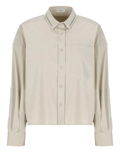 Brunello Cucinelli Shirts Beige