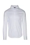 Brunello Cucinelli Basic Cotton Shirt Shirt And Blouse White In White