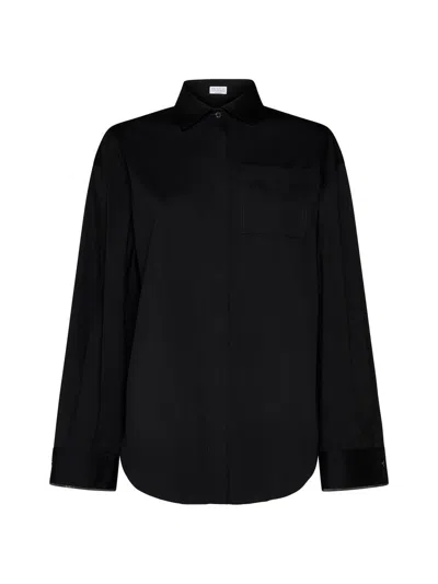 Brunello Cucinelli Shirts In Black