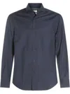 Brunello Cucinelli Virgin Wool Shirt In Blue