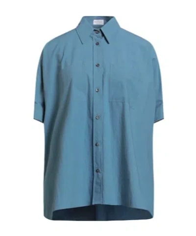 Brunello Cucinelli Shirts In Blue
