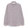 Brunello Cucinelli Linen Shirt In Brown