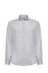 Brunello Cucinelli Stretch-cotton Chevron Slim-fit Shirt