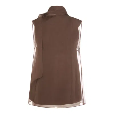 Brunello Cucinelli Shirts Dark Chocolate In Brown