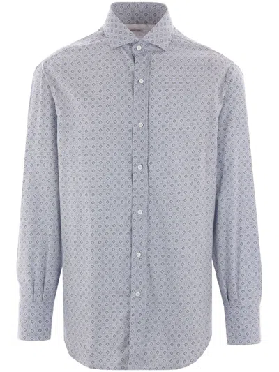 Brunello Cucinelli Shirts In Heavenly+navy