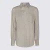 Brunello Cucinelli Shirts Iuta In Gray
