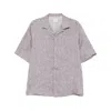 Brunello Cucinelli Linen Shirt In Multicolor