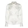 Brunello Cucinelli White Silk Shirt In Multicolor