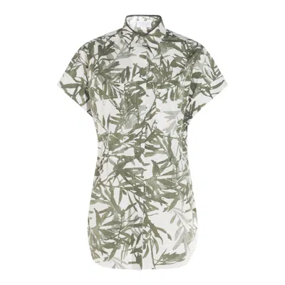 Brunello Cucinelli Shirts Panama/verde In Multi