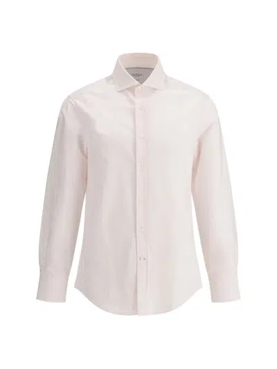 Brunello Cucinelli Shirts In Pink